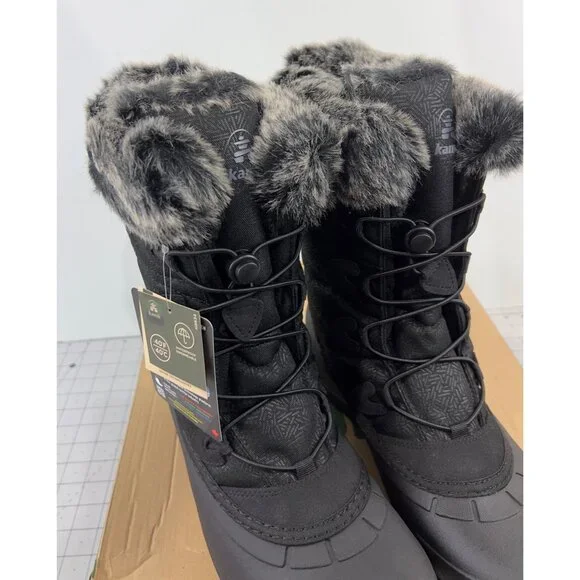 Kamik Women's Momentum 3 Waterproof Winter Boot Black Size 10 New~~~ - Picture 2 of 9